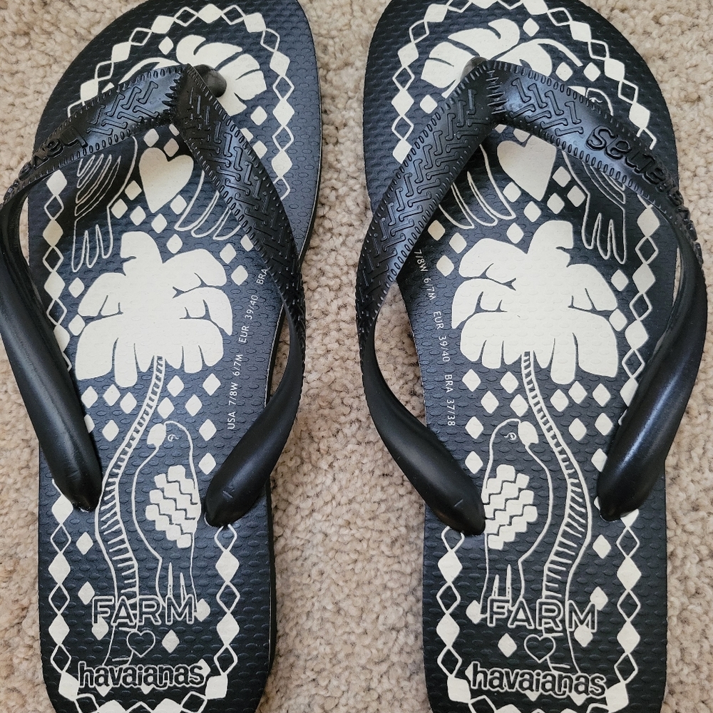 Havianas Farm Rio flip flops